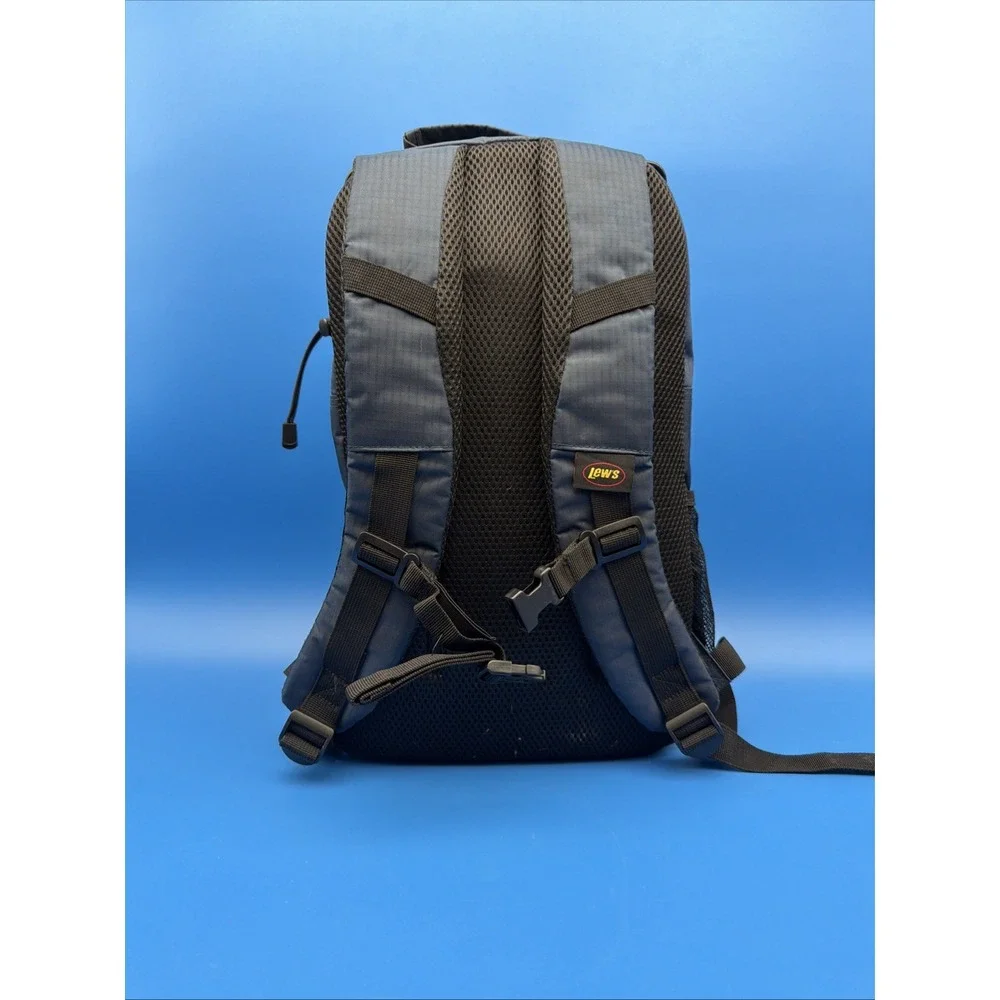 Lew's 3700 Tackle Backpack American Hero W/ Utility Box Fishing Gear Blue